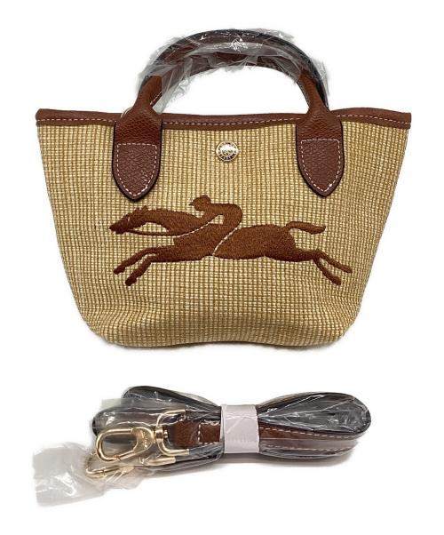 LONGCHAMP（ロンシャン）LONGCHAMP (ロンシャン) ハンドバッグ ブラウンの古着・服飾アイテム