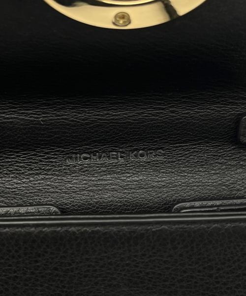 MICHAEL KORS（マイケル・コース）MICHAEL KORS (マイケルコース) チェーンショルダーバッグ ブラックの古着・服飾アイテム