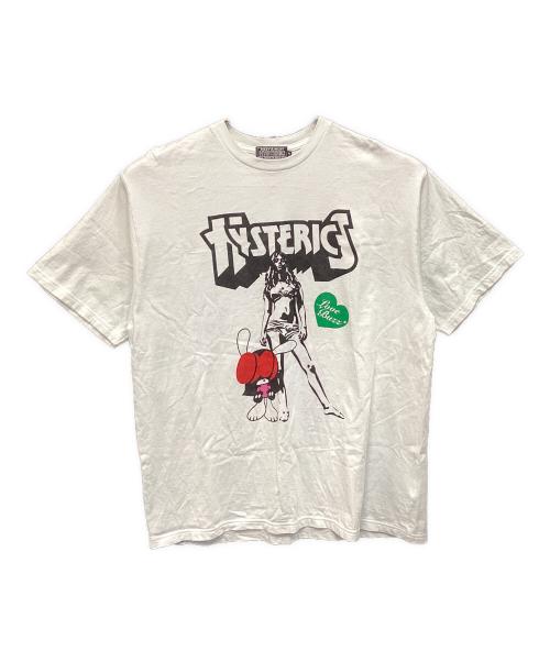 Hysteric Glamour（ヒステリックグラマー）Hysteric Glamour (ヒステリックグラマー) Tシャツ ホワイト サイズ:ＸＬの古着・服飾アイテム