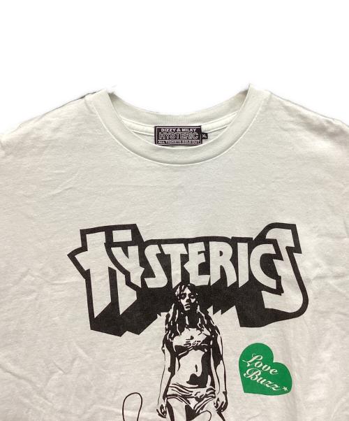 Hysteric Glamour（ヒステリックグラマー）Hysteric Glamour (ヒステリックグラマー) Tシャツ ホワイト サイズ:ＸＬの古着・服飾アイテム