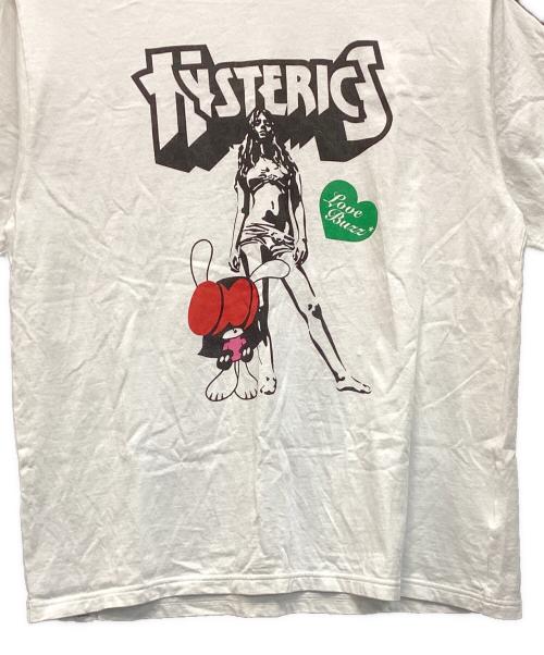 Hysteric Glamour（ヒステリックグラマー）Hysteric Glamour (ヒステリックグラマー) Tシャツ ホワイト サイズ:ＸＬの古着・服飾アイテム