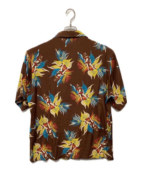 Hysteric Glamour（ヒステリックグラマー）Hysteric Glamour (ヒステリックグラマー) アロハシャツ ブラウン サイズ:XLの古着・服飾アイテム