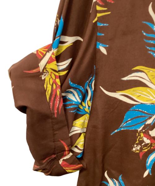 Hysteric Glamour（ヒステリックグラマー）Hysteric Glamour (ヒステリックグラマー) アロハシャツ ブラウン サイズ:XLの古着・服飾アイテム