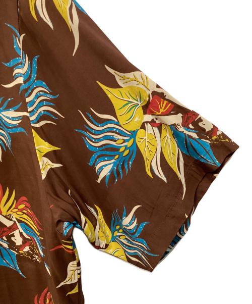 Hysteric Glamour（ヒステリックグラマー）Hysteric Glamour (ヒステリックグラマー) アロハシャツ ブラウン サイズ:XLの古着・服飾アイテム