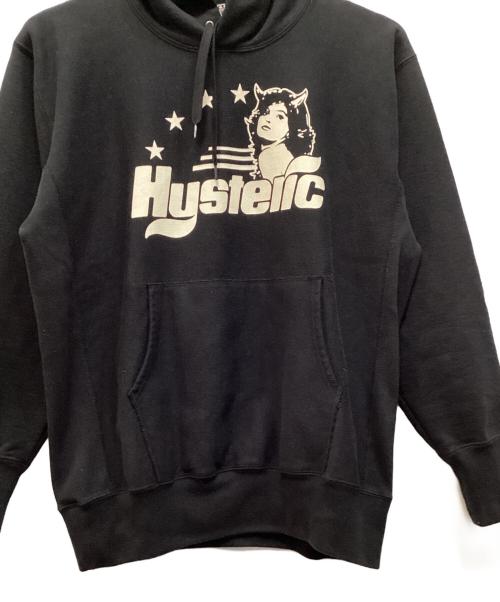 Hysteric Glamour（ヒステリックグラマー）Hysteric Glamour (ヒステリックグラマー) EVIL’S DAYDREAM パーカー ブラック サイズ:ＸＬの古着・服飾アイテム