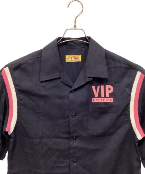 Hysteric Glamour（ヒステリックグラマー）Hysteric Glamour (ヒステリックグラマー) SUPER FUZZ ボウリングシャツ グレー サイズ:FREEの古着・服飾アイテム