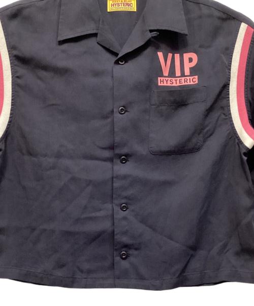 Hysteric Glamour（ヒステリックグラマー）Hysteric Glamour (ヒステリックグラマー) SUPER FUZZ ボウリングシャツ グレー サイズ:FREEの古着・服飾アイテム