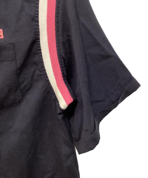 Hysteric Glamour（ヒステリックグラマー）Hysteric Glamour (ヒステリックグラマー) SUPER FUZZ ボウリングシャツ グレー サイズ:FREEの古着・服飾アイテム