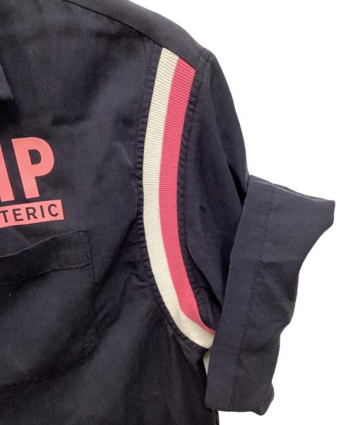 Hysteric Glamour（ヒステリックグラマー）Hysteric Glamour (ヒステリックグラマー) SUPER FUZZ ボウリングシャツ グレー サイズ:FREEの古着・服飾アイテム