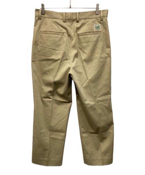 Hysteric Glamour（ヒステリックグラマー）Hysteric Glamour (ヒステリックグラマー) 1タック ワイドチノパンツ ベージュ サイズ:Ｌの古着・服飾アイテム