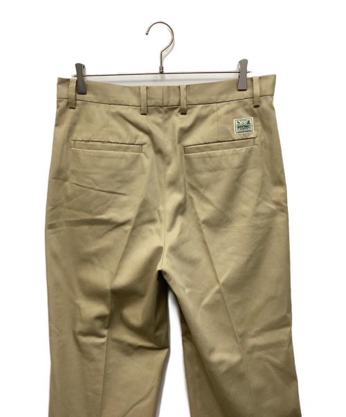 Hysteric Glamour（ヒステリックグラマー）Hysteric Glamour (ヒステリックグラマー) 1タック ワイドチノパンツ ベージュ サイズ:Ｌの古着・服飾アイテム