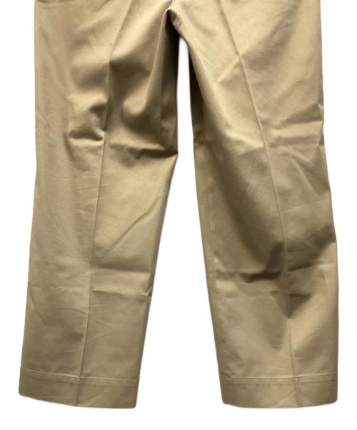 Hysteric Glamour（ヒステリックグラマー）Hysteric Glamour (ヒステリックグラマー) 1タック ワイドチノパンツ ベージュ サイズ:Ｌの古着・服飾アイテム