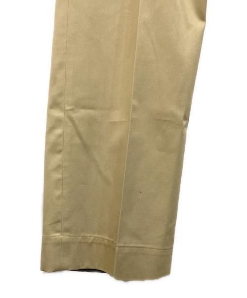 Hysteric Glamour（ヒステリックグラマー）Hysteric Glamour (ヒステリックグラマー) 1タック ワイドチノパンツ ベージュ サイズ:Ｌの古着・服飾アイテム