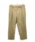 Hysteric Glamour（ヒステリックグラマー）の古着「1タック ワイドチノパンツ」｜ベージュ