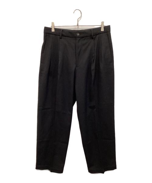 BEAMS（ビームス）BEAMS (ビームス) タックパンツ ブラック サイズ:Ｍの古着・服飾アイテム