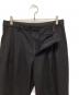 BEAMS (ビームス) タックパンツ ブラック サイズ:Ｍ：4000円