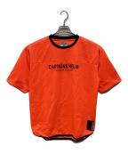 CAPTAINS HELMキャプテンズヘルム）の古着「ダブル メッシュTシャツ」｜オレンジ