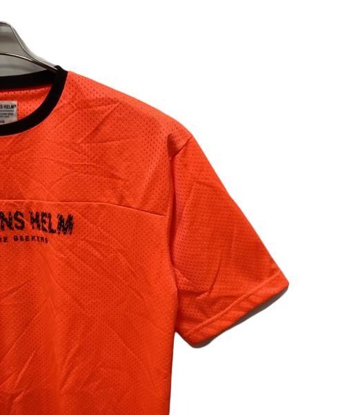 CAPTAINS HELM（キャプテンズヘルム）CAPTAINS HELM (キャプテンズヘルム) ダブル メッシュTシャツ オレンジ サイズ:Lの古着・服飾アイテム