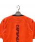 中古・古着 CAPTAINS HELM (キャプテンズヘルム) ダブル メッシュTシャツ オレンジ サイズ:L：7000円