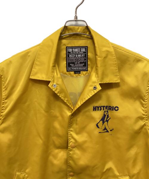Hysteric Glamour（ヒステリックグラマー）Hysteric Glamour (ヒステリックグラマー) コーチジャケット イエロー サイズ:ＸＬの古着・服飾アイテム