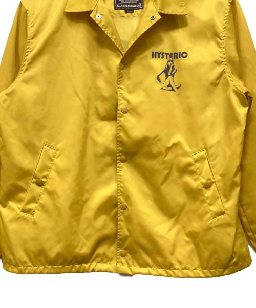 Hysteric Glamour（ヒステリックグラマー）Hysteric Glamour (ヒステリックグラマー) コーチジャケット イエロー サイズ:ＸＬの古着・服飾アイテム