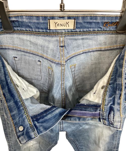 YANUK（ヤヌーク）YANUK (ヤヌーク) デニムスキニーパンツ インディゴ サイズ:22の古着・服飾アイテム