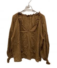 ne quittez pas（ヌキテパ）の古着「ブラウス」｜ブラウン