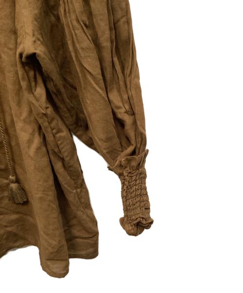 ne quittez pas（ヌキテパ）ne quittez pas (ヌキテパ) ブラウス ブラウン サイズ:FREEの古着・服飾アイテム