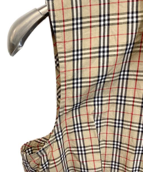 BURBERRY BLUE LABEL（バーバリー ブルー レーベル）BURBERRY BLUE LABEL (バーバリーロンドンブルーレーベル) ノースリーブシャツ ブラウン サイズ:38の古着・服飾アイテム