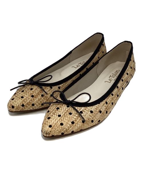 Le Talon（ル タロン）Le Talon (ル タロン) リボンパンプス ブラウン サイズ:23cmの古着・服飾アイテム