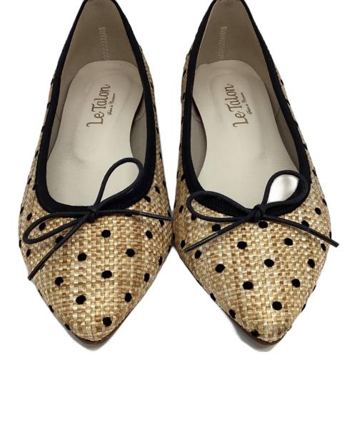 Le Talon（ル タロン）Le Talon (ル タロン) リボンパンプス ブラウン サイズ:23cmの古着・服飾アイテム