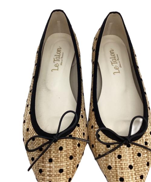 Le Talon（ル タロン）Le Talon (ル タロン) リボンパンプス ブラウン サイズ:23cmの古着・服飾アイテム