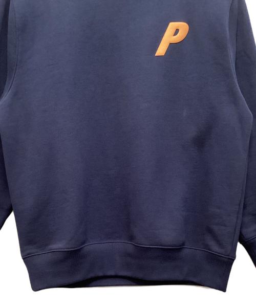 PALACE（パレス）PALACE (パレス) p3 glitter crew ネイビー サイズ:Ｌの古着・服飾アイテム