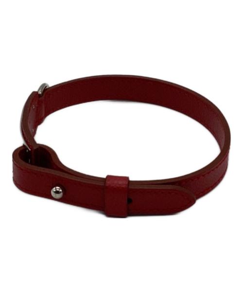 HERMES（エルメス）HERMES (エルメス) 犬用首輪 レッドの古着・服飾アイテム