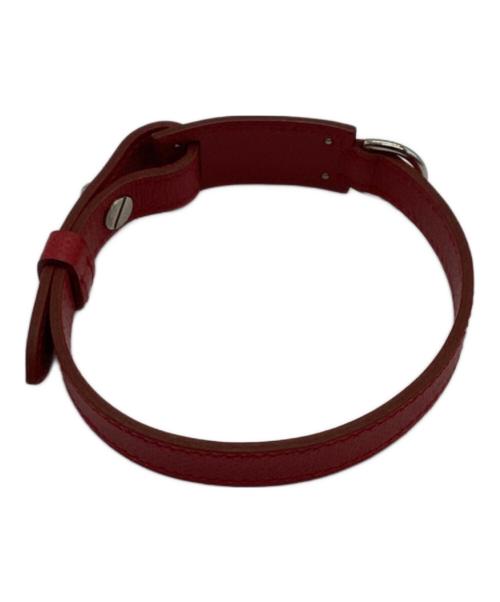 HERMES（エルメス）HERMES (エルメス) 犬用首輪 レッドの古着・服飾アイテム