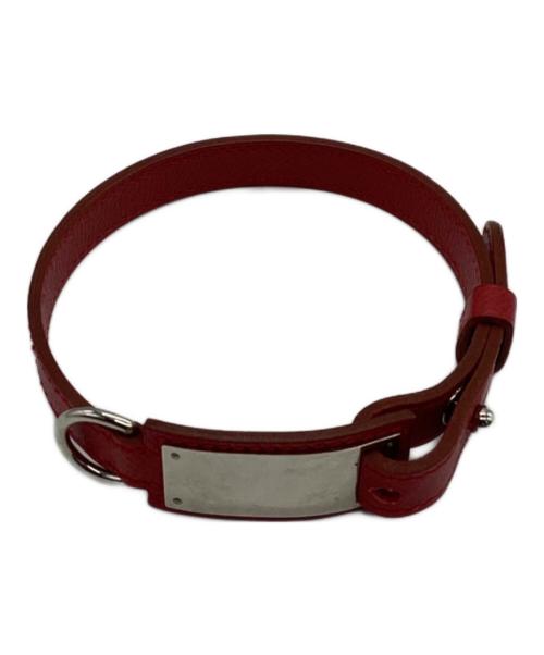 HERMES（エルメス）HERMES (エルメス) 犬用首輪 レッドの古着・服飾アイテム