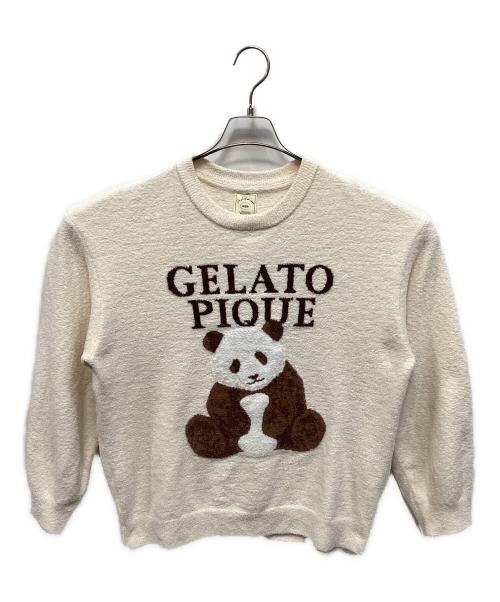 gelato pique（ジェラートピケ）gelato pique (ジェラートピケ) ジャガードプルオーバー ベージュ サイズ:Feerの古着・服飾アイテム
