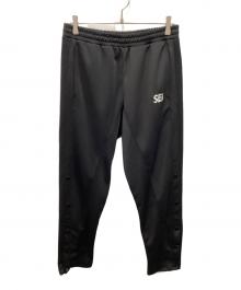 WIND AND SEA（ウィンダンシー）の古着「トラックパンツ」｜ブラック×ホワイト