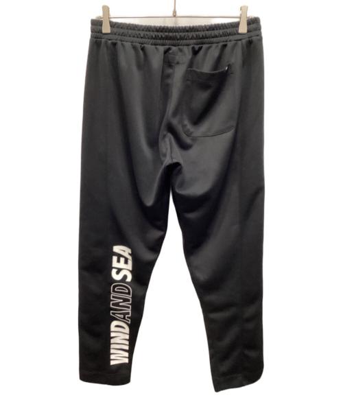 WIND AND SEA（ウィンダンシー）WIND AND SEA (ウィンダンシー) トラックパンツ ブラック×ホワイト サイズ:Sの古着・服飾アイテム