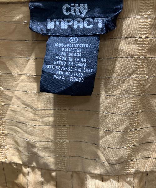 City IMPACT（シティ インパクト）City IMPACT (シティ インパクト) 古着 半袖シャツ オレンジ サイズ:XLの古着・服飾アイテム