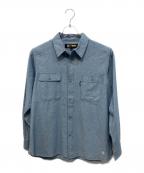 BLUCO WORK GARMENTブルコ ワーク ガーメント）の古着「ワークシャツ」｜インディゴ
