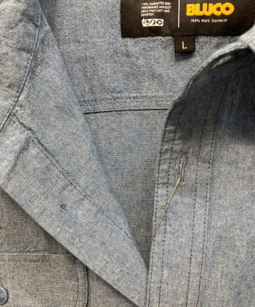 BLUCO WORK GARMENT（ブルコ ワーク ガーメント）BLUCO WORK GARMENT (ブルコ ワーク ガーメント) ワークシャツ インディゴ サイズ:L 未使用品の古着・服飾アイテム