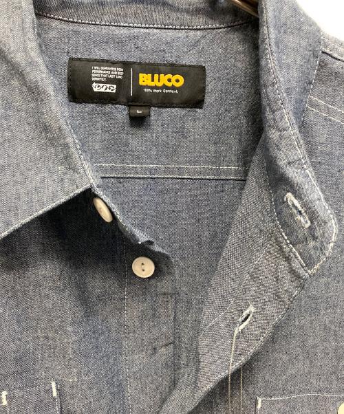 BLUCO WORK GARMENT（ブルコ ワーク ガーメント）BLUCO WORK GARMENT (ブルコ ワーク ガーメント) ワークシャツ インディゴ サイズ:L 未使用品の古着・服飾アイテム