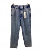 BLUCO WORK GARMENTブルコ ワーク ガーメント）の古着「イージーデニムパンツ」｜インディゴ
