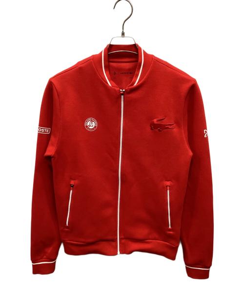 LACOSTE（ラコステ）LACOSTE (ラコステ) ROLAND GARROS (ローランギャロス) ジップジャケット レッド サイズ:Sの古着・服飾アイテム