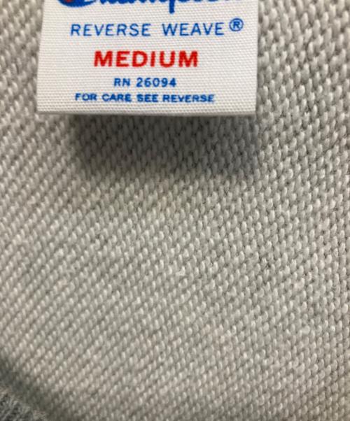 Champion REVERSE WEAVE（チャンピオン リバース ウィーブ）Champion REVERSE WEAVE (チャンピオン リバース ウィーブ) リブラインスナップジャケット グレー サイズ:Mの古着・服飾アイテム