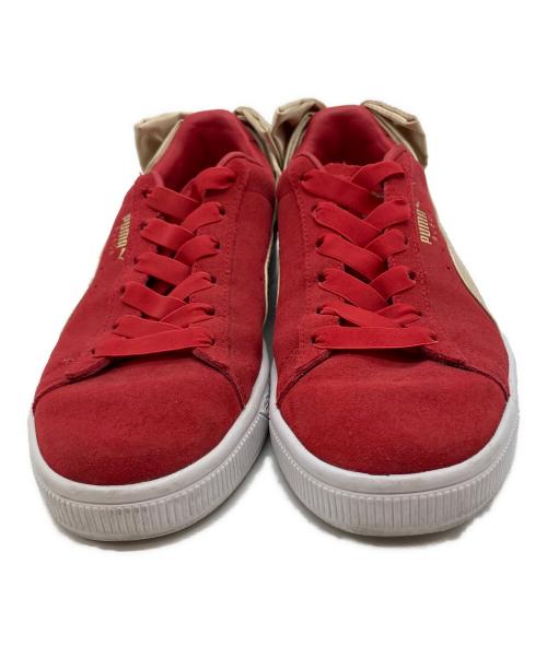 PUMA（プーマ）PUMA (プーマ) スウェード BOW シューズ レッド サイズ:24.5㎝の古着・服飾アイテム