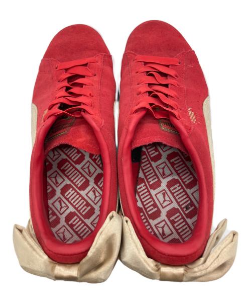 PUMA（プーマ）PUMA (プーマ) スウェード BOW シューズ レッド サイズ:24.5㎝の古着・服飾アイテム