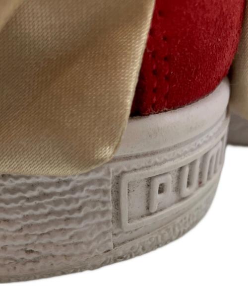 PUMA（プーマ）PUMA (プーマ) スウェード BOW シューズ レッド サイズ:24.5㎝の古着・服飾アイテム