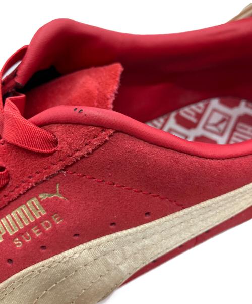 PUMA（プーマ）PUMA (プーマ) スウェード BOW シューズ レッド サイズ:24.5㎝の古着・服飾アイテム